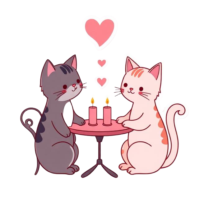 Котики на ужине