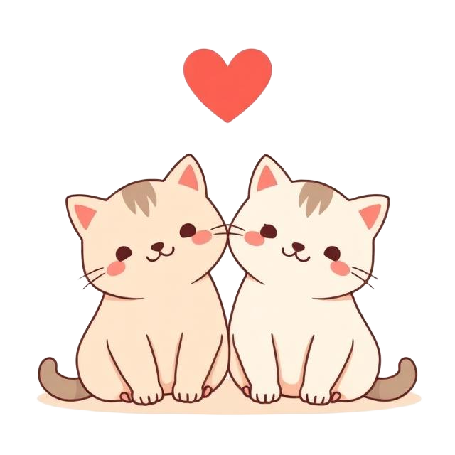Котики вместе